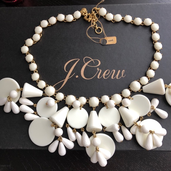 J. Crew Geometric bib necklace - Picture 2 of 3